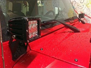 Jeep JK Light Mount - A-Pillar - Rigid Industries - A-Pillar Mount Kit - `07-`18